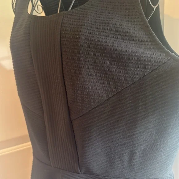 Maurices sleeveless peplum black top - Picture 4 of 5